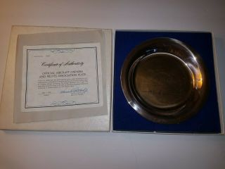 Franklin Wright Brothers Sterling Plate 75th Anniversary 1978 Box And