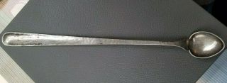 Kalo Sterling Silver Hammered Arts & Crafts H201 Muddler Spoon 14 " No Mono