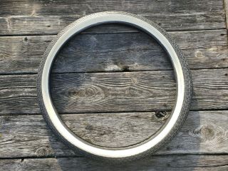 Nos Schwinn Stingray 20 " X 1 3/4 " Westwind Whitewall Tire Made In Usa Deluxe