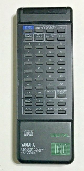 Vintage Yamaha Rs - Cd100 Universal Programable Remote Control Oem -