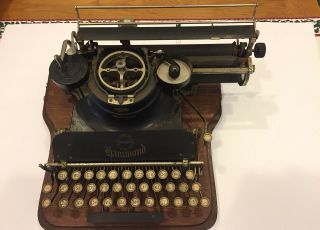 Antique Hammond Multiplex Typewriter On Wooden Case/bottom No Lid 182894