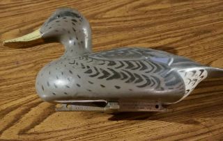 Vintage - 1967 - D - 9 - R - Victor - Woodstream Duck Decoy - With Weight