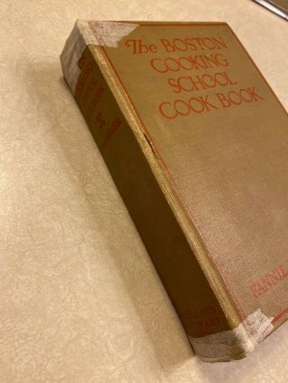 THE BOSTON COOKING SCHOOL COOK BOOK FANNIE FARMER 1938 Revised Edition VINTAGE 2