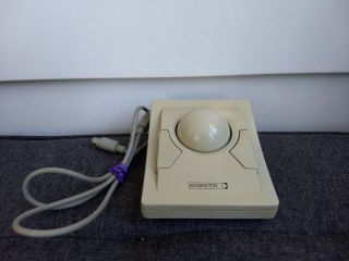 Vintage Kensington Turbo Mouse Adb Trackball Version 3.  0 Model