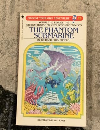 Vintage Choose Your Own Adventure 26 The Phantom Submarine