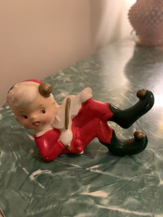 Vintage Napco Christmas Pixie Elf Figurine