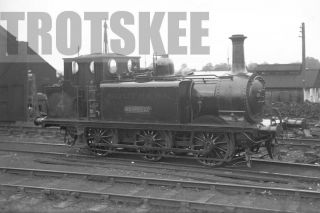 Glass Negative Southern Railways Steam Loco W4 Bembridge Ryde Isle Of Wight 1930