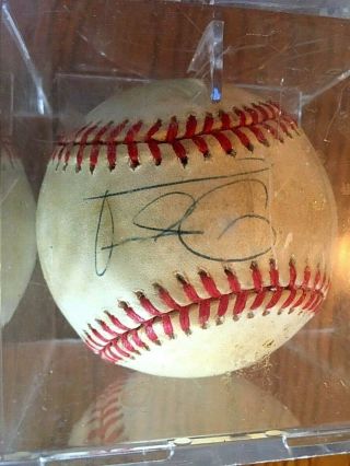 Wow Vintage American League Baseball With The Signature Of Freddie Garcia
