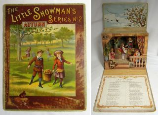 Antique 1884 Mcloughlin Bros The Little Showman 