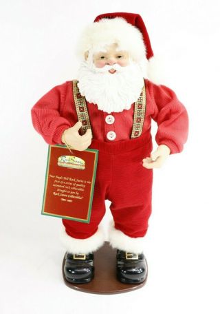 Vintage 1998 Jingle Bell Rock Santa Dancing Musical Santa Edition 1