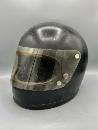 1968 Vintage Bell Star Helmet Size 7 - 1/4 Bell - Toptex Full Face Motorcycle Car