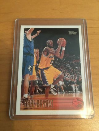Kobe Bryant 1996 Topps 96/97 Rookie Card 138