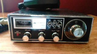 Vintage Midland 23 - Channel Cb Radio Model 13 - 882c Black And Chrome