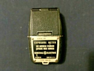 Vintage General Electric Exposure Meter Type DW - 68 USA Made Well 2