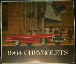 1964 Chevrolet Dealer Upholstery Album Impala Chevelle Nova Corvair Corvette