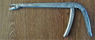 Vintage Baker Hookout Zinc Fishing Fish Hook Remover Catch & Release Tool Usa
