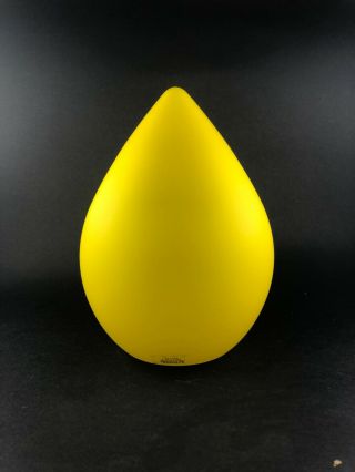 Artemide Veart Giocasta 1996 Nos Andrea Anastasio Yellow Glass Shade