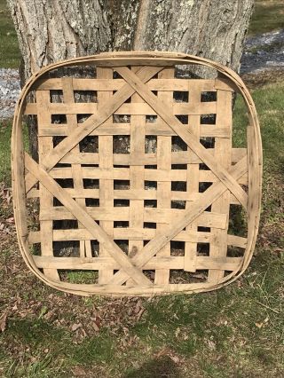 Antique Tennessee Tobacco Basket West Jefferson Nc Handmade Barn Kept