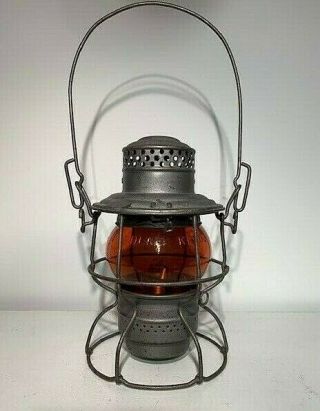 C.  N.  O.  & T.  P.  R Y - Adams & Westlake Railroad Lantern - Amber Globe