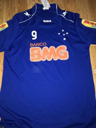 Cruzeiro Vintage Football Shirt - 2011 - Size M - Number 9
