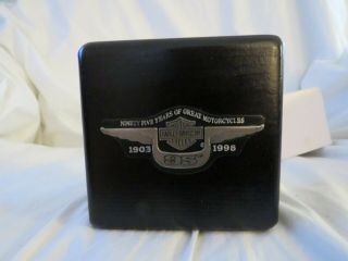Harley Davidson 95th Anniversary Pocket Watch 1903 - 1998 Nos