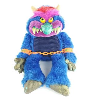 Vintage My Pet Monster 1986 With Handcuffs / Shackles