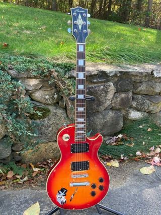 Vintage 1970’s " Gibson Lawsuit " Les Paul Burst,  Ibanez Inf4 Humbuckers Japan