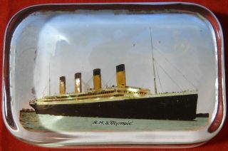 Rms Olympic.  Souvenir.  Paperweight.  White Star Line.  Titanic Sister Ship.