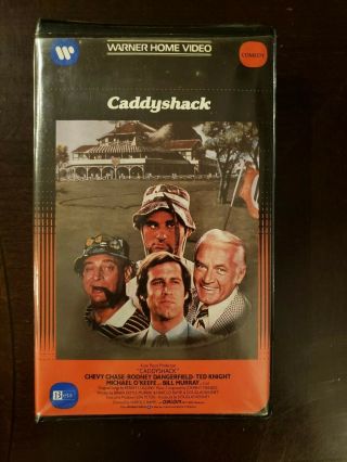 Vintage 1980 Caddyshack Betamax Beta Movie Warner Bros.  Bill Murray Chevy