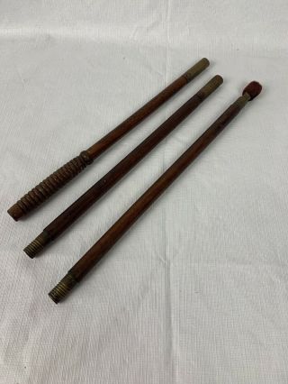 Vintage Wood & Brass Gun (shotgun) Cleaning Rod