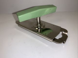 Vintage Edlund Co Green Plastic Handle Top - Off Jar & Bottle Screw Top Opener