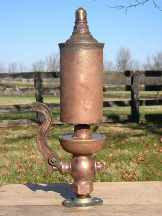 4 " Diameter Mcnab & Harlin Steam Whistle With Built In Valve / Traction Engine