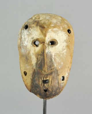 Lega Cute Bwami Cult Lukwakongo Wooden Mask Congo Drc African Tribal Art 1069