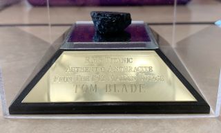 Authentic Anthracite (Coal) Recovered From The RMS Titanic - Make Offer 3