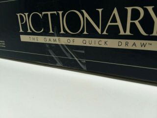 Vintage 1st First Edition Pictionary The Game Quick Draw Complete 1985 2