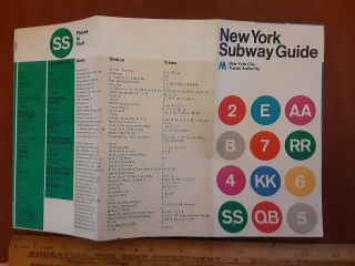 Orig 1972 Nyc York Subway Map Massimo Vignelli Moma Museum Modern Art