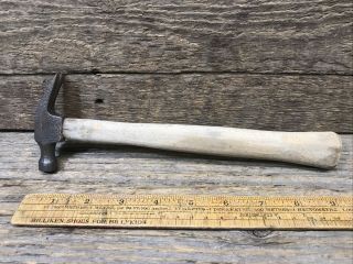 Vintage Small Claw Hammer Usa Wood Handle Tool 4.  5 Oz Crafting Wood
