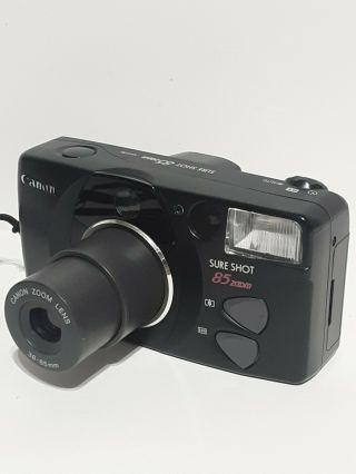 Vintage Canon Sure Shot 85 Zoom Af 35mm Point & Shoot Film Camera▪fully
