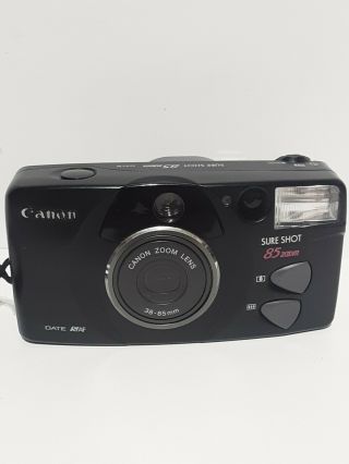 Vintage Canon Sure Shot 85 Zoom AF 35mm Point & Shoot Film Camera▪FULLY 2