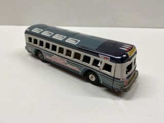 Vintage Marx 6 - 3/4” Tin Litho Friction Toy Airport Transportation Service Bus