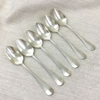Christofle Silver Plated Large Table Spoons Baguette Fidelio Antique Cutlery Set