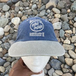 Vintage,  Intel Pentium Ii Processor Adjustable Hat Good
