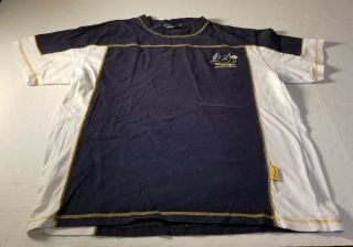 Cooper Wallabies Australian Rugby Licensed Jersey Shirt Blue White 2xl Vintage