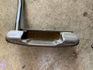 Vintage Ping Kushin 35 " Putter Right - Handed Sz Steel