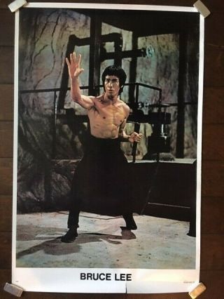 Bruce Lee Vintage Poster Enter The Dragon 1975