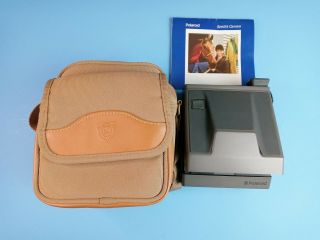 Vintage Polaroid Spectra System Instant Film Camera With Carrying Case