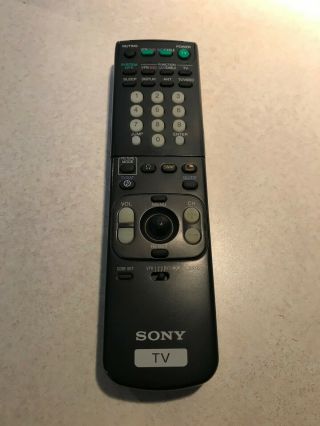 Sony Tv Remote Control (rm - Y170 For 2001 Vintage Sony Trinitron Tv)