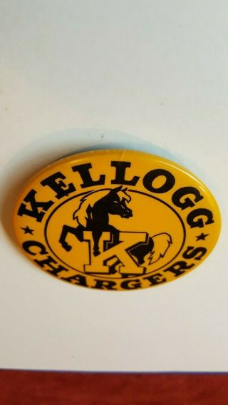 Vintage Kellogg High School (Little Canada MN) Pinback Button 3