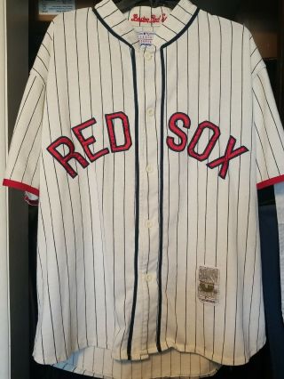 Starter 1990s Cooperstown Colection Vtg 1918 Boston Red Sox World Series Jersey