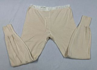 Vintage 1950s U.  S.  Army Long Underwear Base Layer Pants